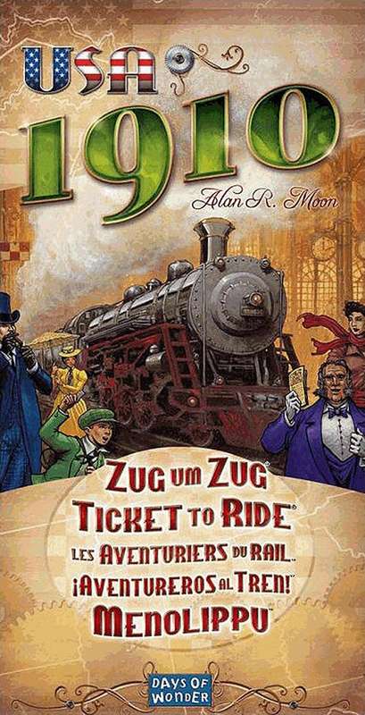 Ticket to Ride: USA 1910 Expansion (New) - Days of Wonder 500G