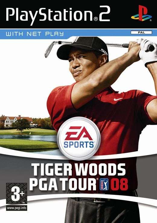 Tiger Woods PGA Tour 08 (PS2)(Pwned) - Electronic Arts / EA Sports 130G