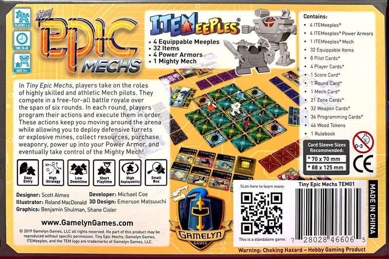 Tiny Epic Mechs (New) - Gamelyn Games 500G