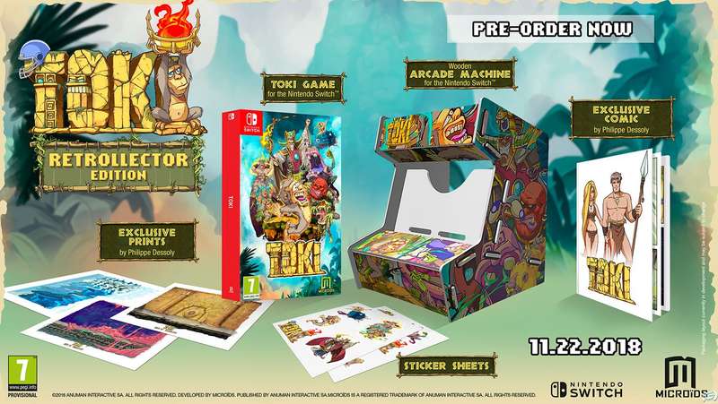 Toki - Retrollector Edition (NS / Switch)(New) - Microids 1000G