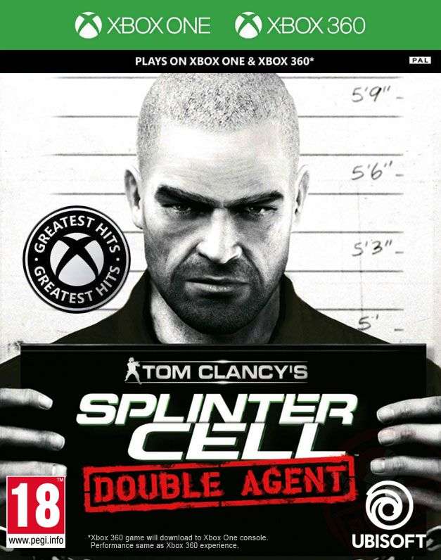 Splinter Cell: Double Agent - Greatest Hits (Xbox 360)(New) - Ubisoft 130G