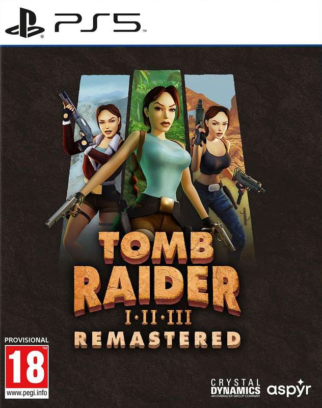 Tomb Raider I + II + III - Remastered (PS5)(New) - Aspyr 90G