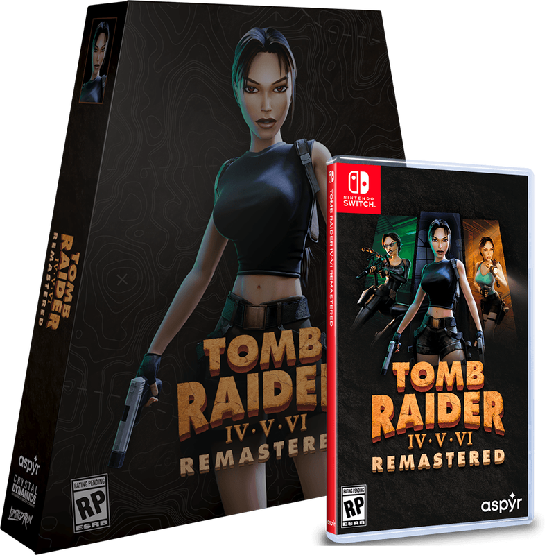 Tomb Raider IV + V + VI - Remastered - Collector's Edition (NTSC/U)(NS / Switch)(New) - Aspyr 3000G