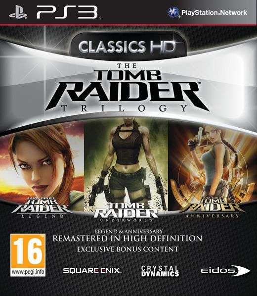 Tomb Raider Trilogy - Classics HD (PS3)(Pwned) - Square Enix 120G