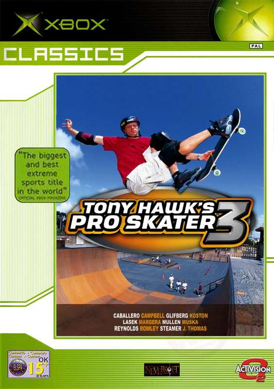 Tony Hawk's Pro Skater 3 - Classics (Xbox)(Pwned) - Activision 130G