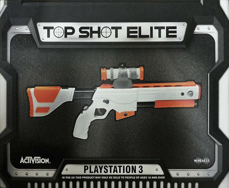 PlayStation 3 Top Shot Elite Gun (PS3)(New) - Activision 1350G