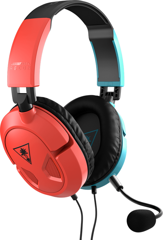 Turtle Beach Ear Force Recon 50 Stereo Gaming Headset - Red / Blue (PC / PS4 / PS5 / Switch / Xbox