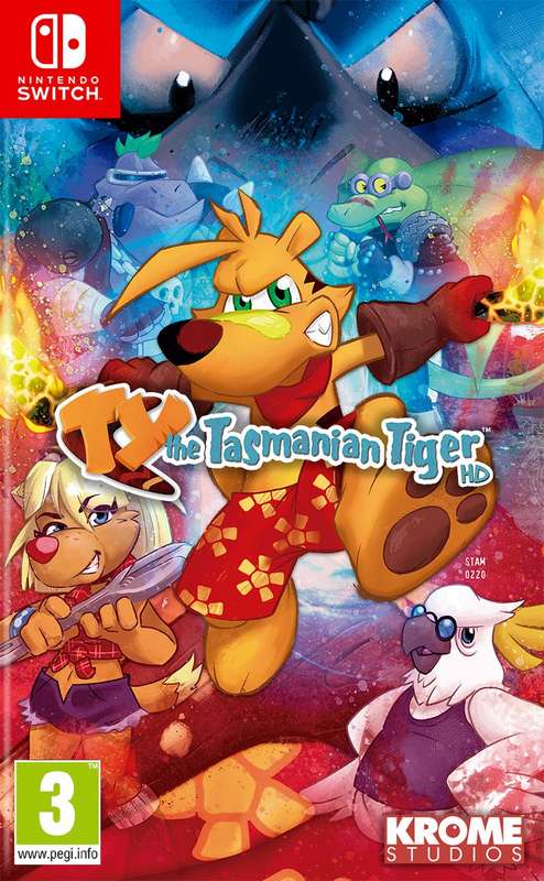 TY the Tasmanian Tiger HD (NS / Switch)(New) - Krome Studios 100G