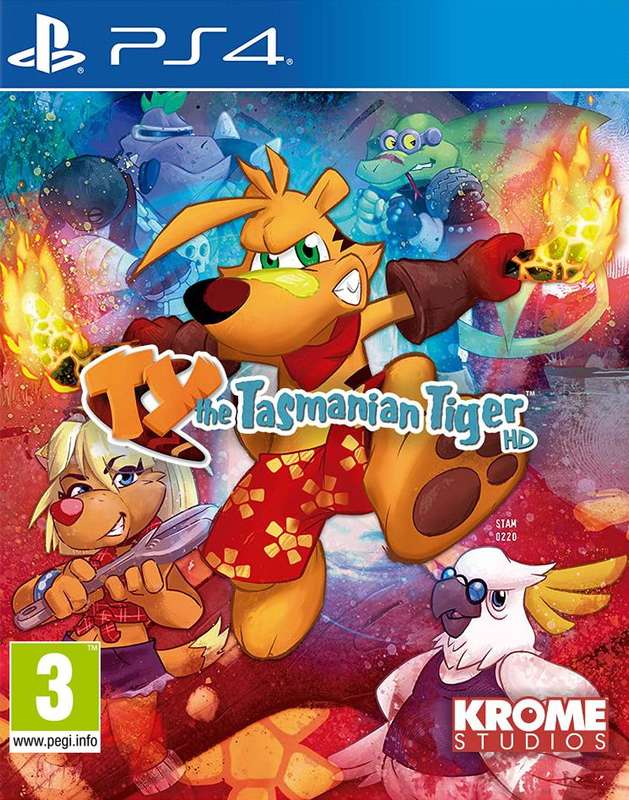 TY the Tasmanian Tiger HD (PS4)(New) - Krome Studios 90G