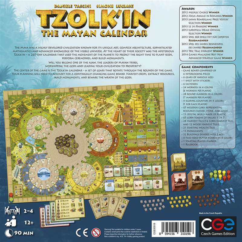Tzolk'in: The Mayan Calendar (New) - Czech Games Edition 1800G