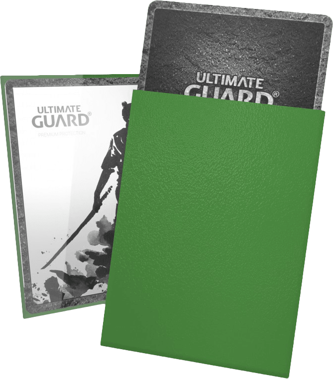 Ultimate Guard Katana 100 Standard Size Sleeves - Green (New) - Ultimate Guard 100G