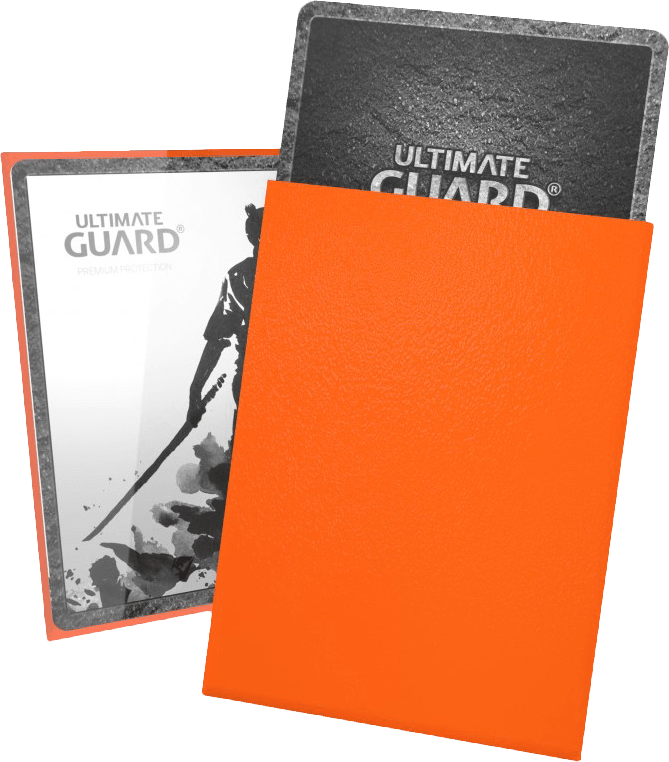 Ultimate Guard Katana 100 Standard Size Sleeves - Orange (New) - Ultimate Guard 100G