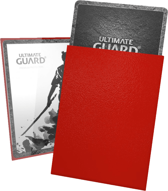 Ultimate Guard Katana 100 Standard Size Sleeves - Red (New) - Ultimate Guard 100G