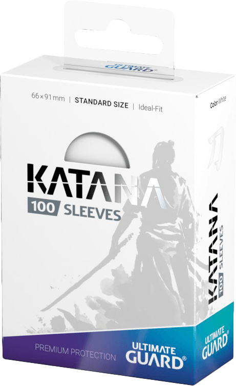 Ultimate Guard Katana 100 Standard Size Sleeves - White (New) - Ultimate Guard 100G