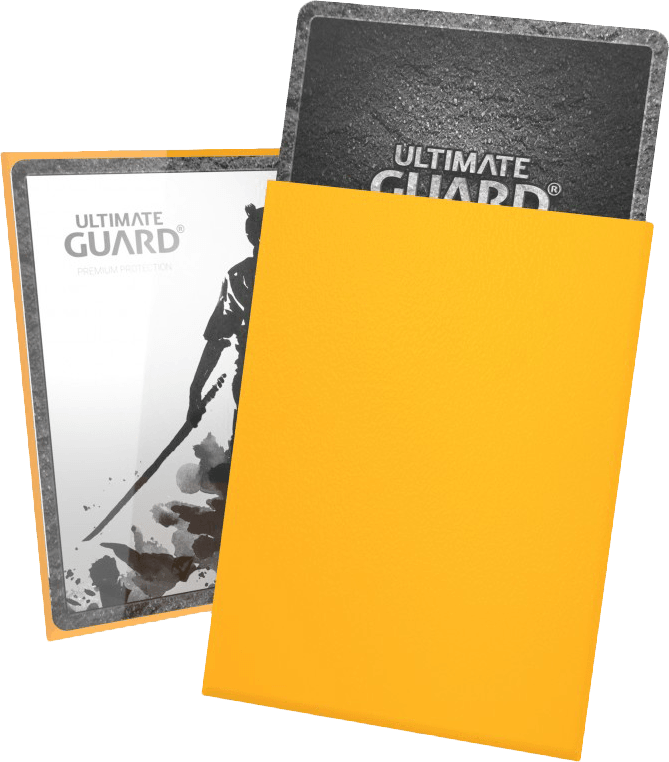 Ultimate Guard Katana 100 Standard Size Sleeves - Yellow (New) - Ultimate Guard 100G