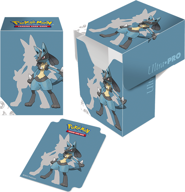 Ultra Pro Pokemon Lucario Full-View Deck Box (New) - Ultra Pro 150G