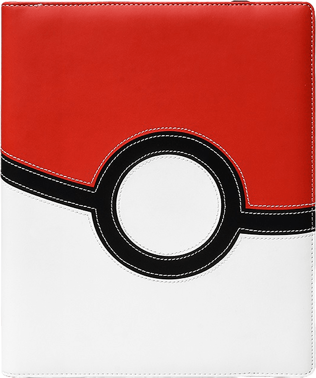 Ultra Pro Premium Leatherette Padded 9-Pocket PRO-Binder - Pokemon Pokeball (New) - Ultra Pro 1000G