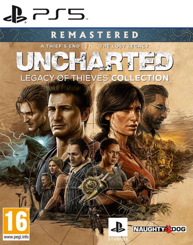 Uncharted: Legacy of Thieves Collection - Remastered (PS5)(New) - Sony (SIE / SCE) 90G