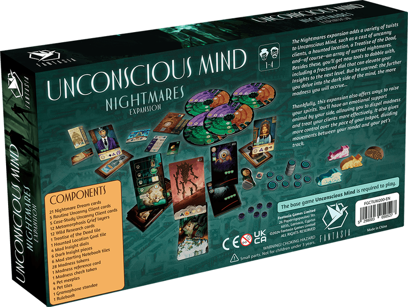 Unconscious Mind - Nightmares Expansion (New) - Lucky Duck Games 750G