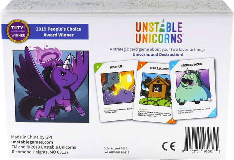 Unstable Unicorns - 2nd Edition (New) - Unstable Games 400G