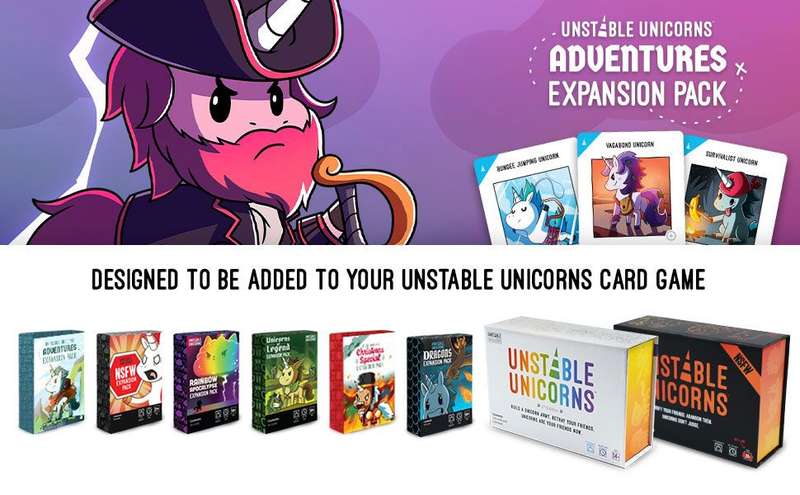 Unstable Unicorns: Adventures Expansion Pack (New) - Unstable Games 150G