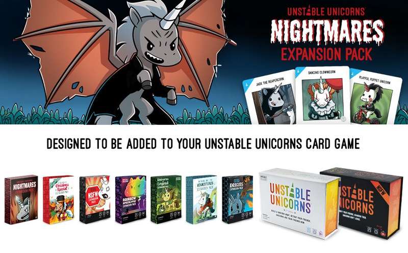 Unstable Unicorns: Nightmares Expansion Pack (New) - Unstable Games 150G
