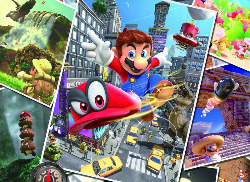 Super Mario Odyssey: Snapshots - 1000 Piece Puzzle (New) - USAopoly / The OP Games 1000G