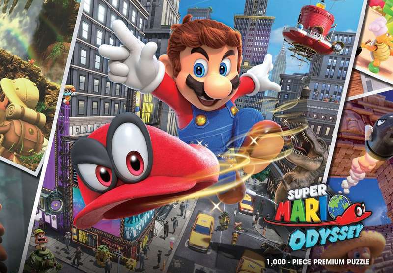 Super Mario Odyssey: Snapshots - 1000 Piece Puzzle (New) - USAopoly / The OP Games 1000G
