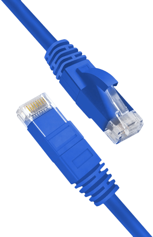 50m CAT 6E UTP Network / LAN Cable - Blue (New) - Various 1000G