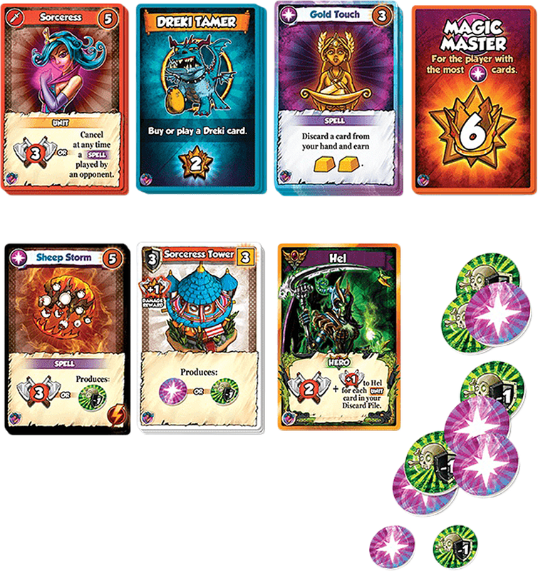 Vikings Gone Wild: It's a Kind of Magic Expansion (New) - Lucky Duck Games 600G