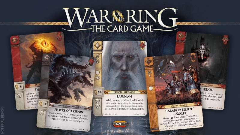 War of the Ring - The Card Game (New) - Ares Games 1600G