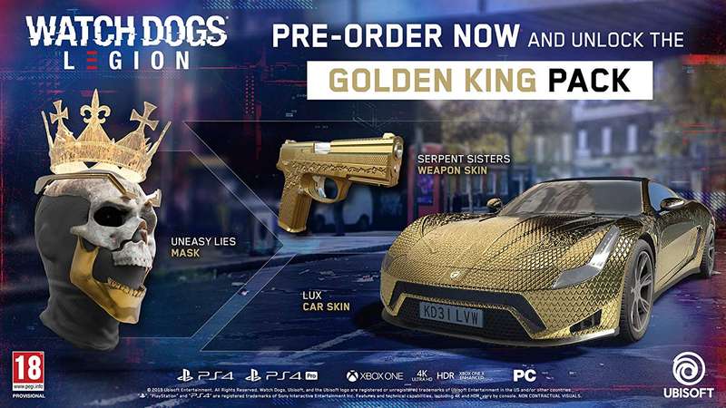 Watch_Dogs: Legion (PS4)(New) - Ubisoft 90G