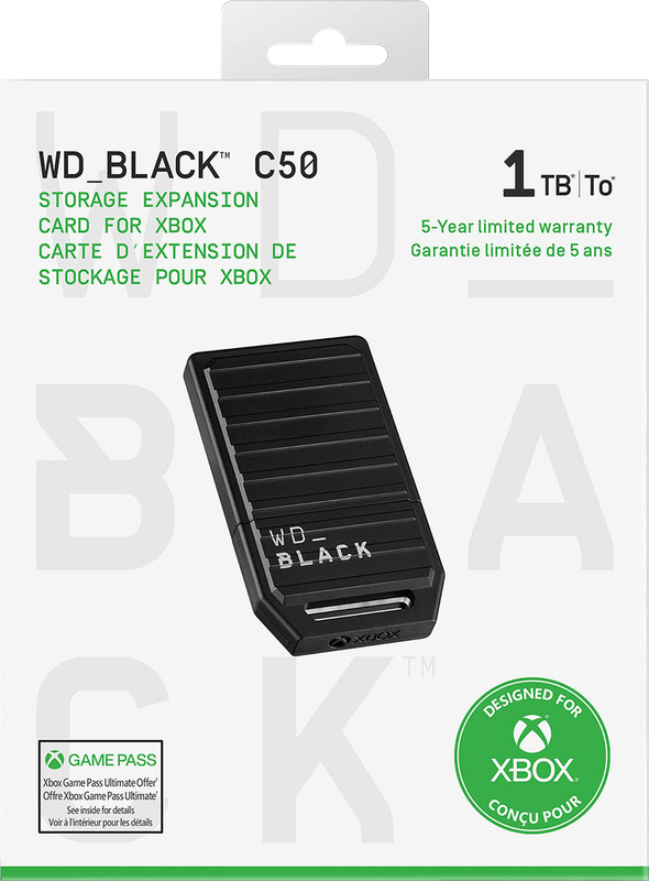 1TB WD_BLACK C50 Storage Expansion Card for Xbox (Xbox Series)(New) - Western Digital 500G