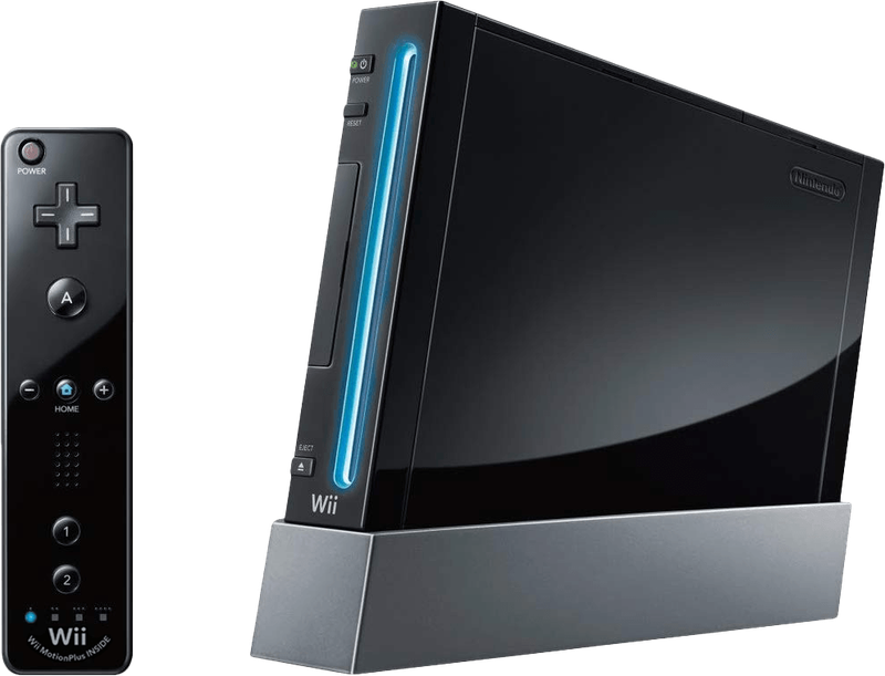 Nintendo Wii Console - Black with Motion Plus Controller (Wii)(Pwned) - Nintendo 1500G