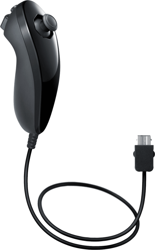 Wii Nunchuk - Black (Wii)(Pwned) - Nintendo 80G