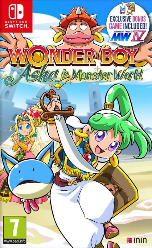 Wonder Boy: Asha in Monster World (NS / Switch)(New) - ININ Games 100G