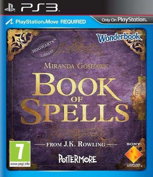 Wonderbook: Book of Spells - Game Disc (Move)(PS3)(Pwned) - Sony (SIE / SCE) 120G