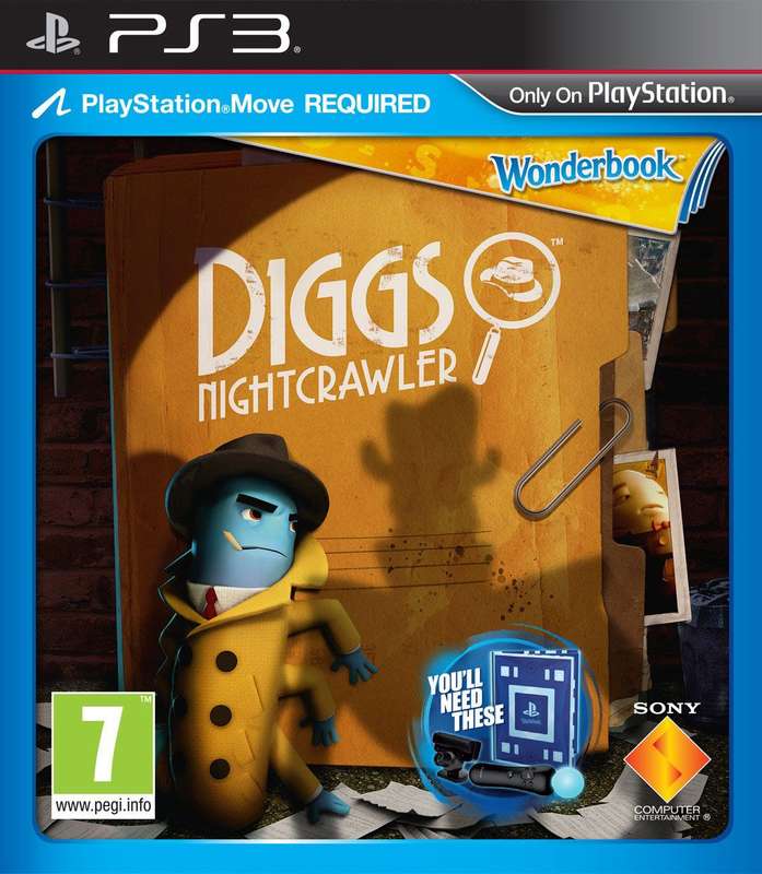Wonderbook: Diggs Nightcrawler - Game Disc (Move)(PS3)(Pwned) - Sony (SIE / SCE) 120G