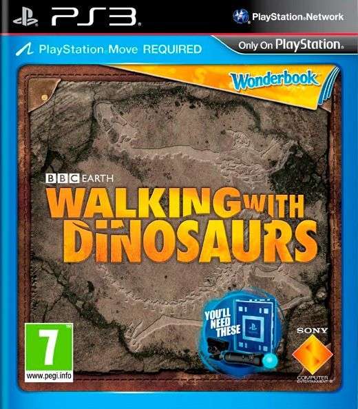 Wonderbook: Walking with Dinosaurs - Game Disc (Move)(PS3)(Pwned) - Sony (SIE / SCE) 120G
