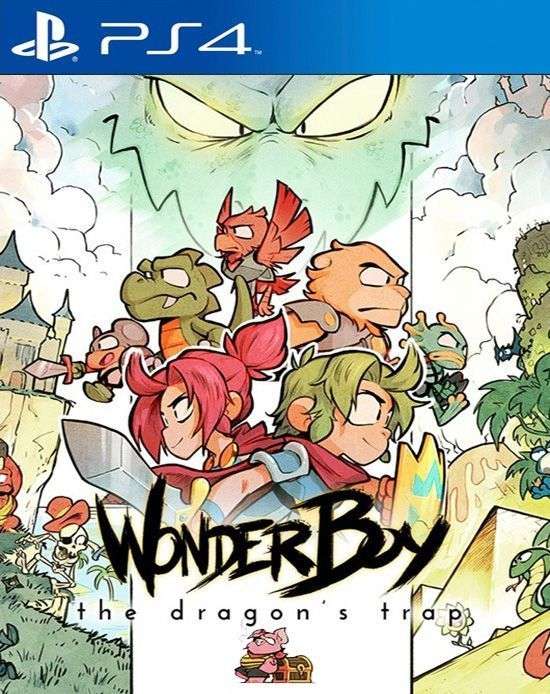 Wonder Boy: The Dragon's Trap (NTSC/J)(PS4)(New) - DotEmu 90G