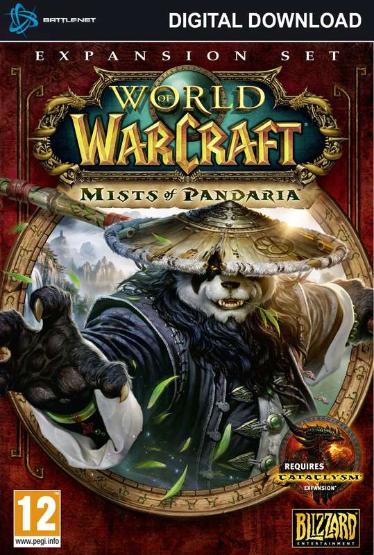 World of WarCraft: Mists of Pandaria (Expansion Set)(WoW)[Digital Code](PC)(New) - Blizzard