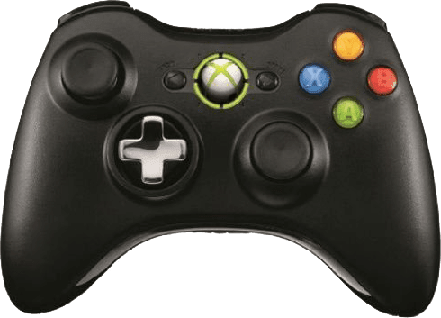 Wireless Controller - Black (Transformable D-Pad)(Xbox 360)(Pwned) - Microsoft Game Studios 220G