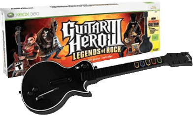 Xbox 360 Guitar Hero III - Standalone Guitar (Les Paul)(Xbox 360)(Pwned) - Activision 1200G