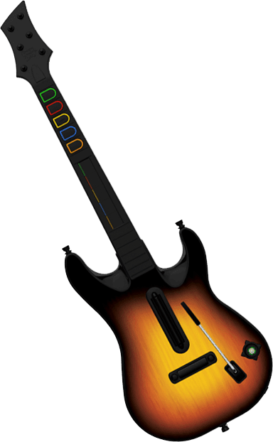Xbox 360 Guitar Hero: World Tour - Standalone Guitar (Xbox 360)(Pwned) - Activision 1200G