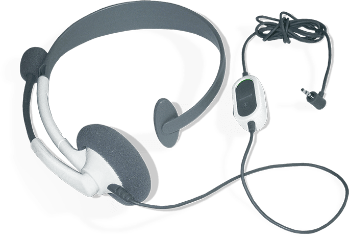 Xbox 360 Standard Wired Chat Headset (Xbox 360)(Pwned) - Microsoft / Xbox Game Studios 100G