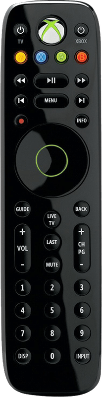 Microsoft Media Remote v2 (Xbox 360)(Pwned) - Microsoft / Xbox Game Studios 350G