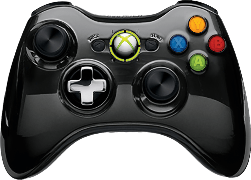 Wireless Controller - Chrome Black Special Edition (Xbox 360)(Pwned) - Microsoft / Xbox Game