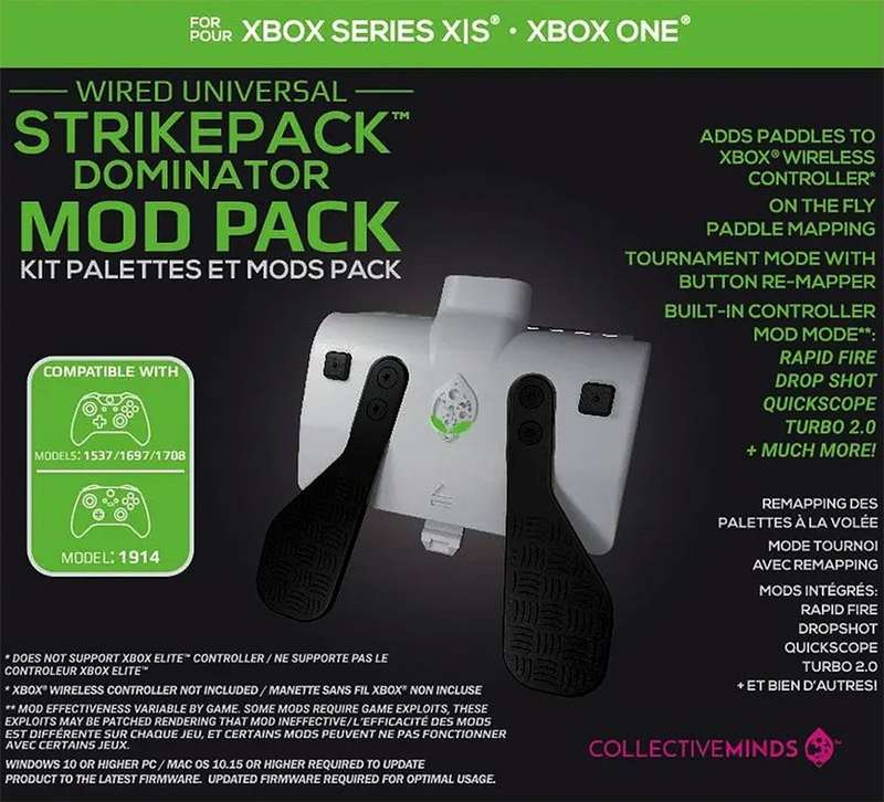 Collective Minds StrikePack Dominator Controller Mod Pack (Xbox One / Series)(New) - Collective