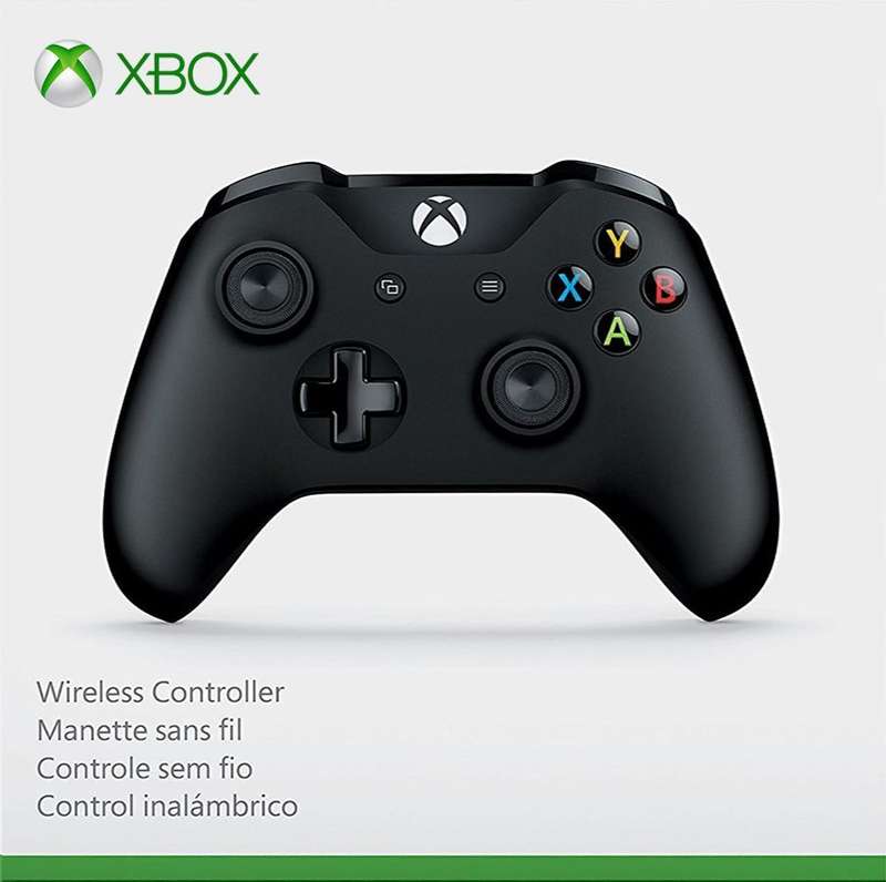 Wireless Controller v2 - Black (Xbox One)(New) - Microsoft Game Studios 1000G