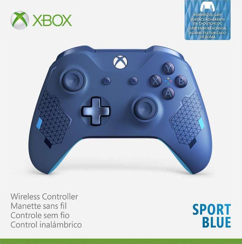 Wireless Controller v2 - Sport Blue Special Edition (Xbox One)(New) - Microsoft Game Studios 1000G